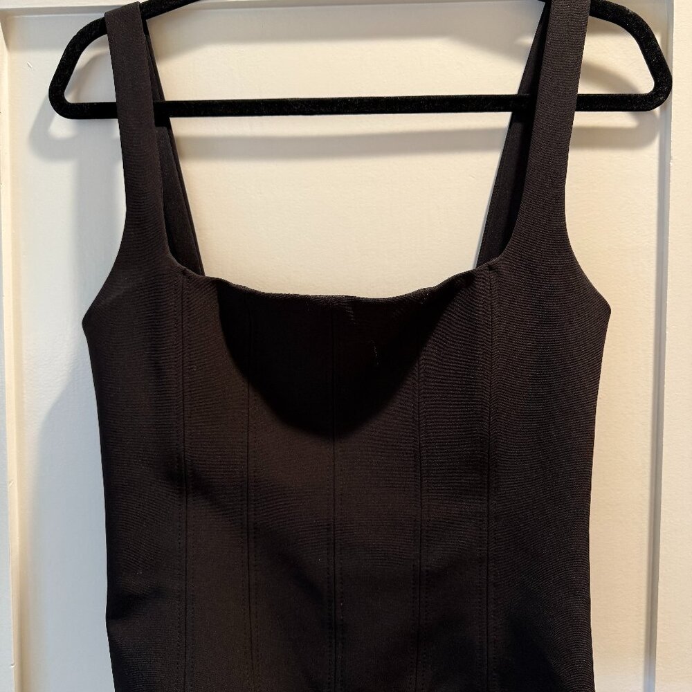 Black Zara corset top - S